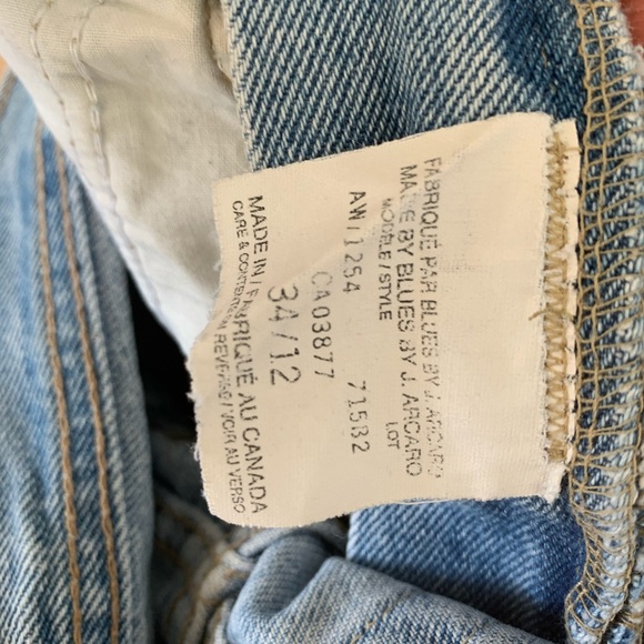 High waisted straight leg jeans w ladder side detail - Picture 6 of 8